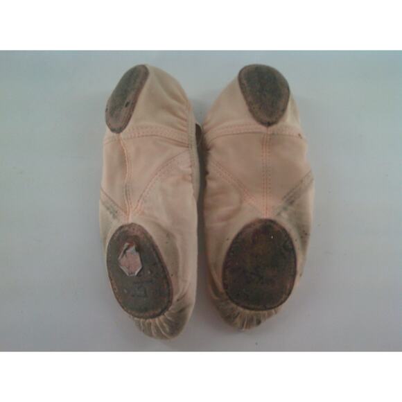 Dance Ballet Shoes DanzNMotion 496 Pink 2M Youth Split Sole Canvas - Picture 2 of 2